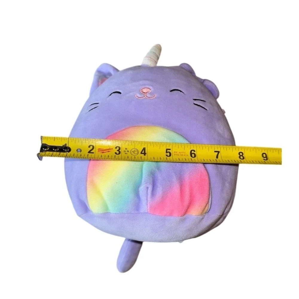 Squishmallows Cienna Purple Rainbow‎ Caticorn Cat Unicorn Plush 10 in